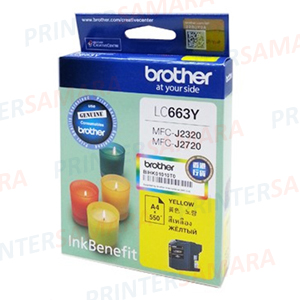  Brother LC 663 Yellow  